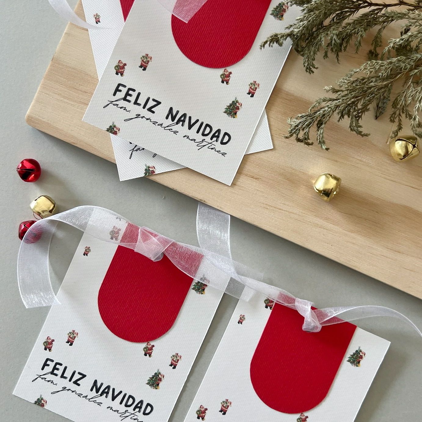 Tarjetas Navidad Santa